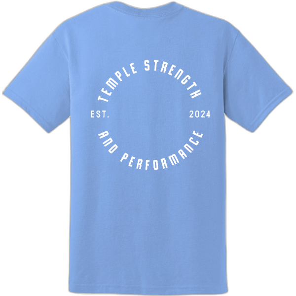 Temple Strength T-shirt 50/50 blend-Logo 2