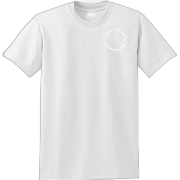 Temple Strength T-shirt 50/50 blend-Logo 2