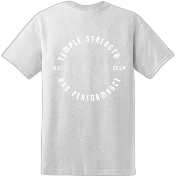 Temple Strength T-shirt 50/50 blend-Logo 2