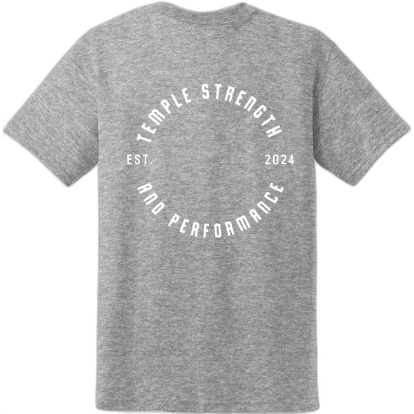 Temple Strength T-shirt 50/50 blend-Logo 2