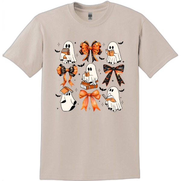 Ghosts reading books