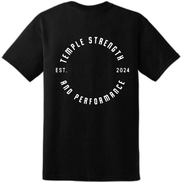 Temple Strength T-shirt 50/50 blend-Logo 2