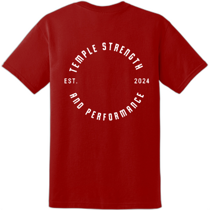 Temple Strength T-shirt 50/50 blend-Logo 2