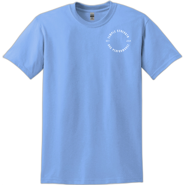 Temple Strength T-shirt 50/50 blend-Logo 2