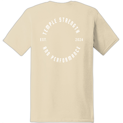 Temple Strength T-Shirt 100% Cotton T-Shirt-Logo 2